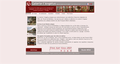 Desktop Screenshot of galerie-langelus.com